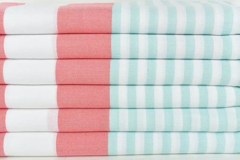 Beach Towel Bulk, Bachelorette Favors Beach, 70x40 Cotton Striped Towel, Hammam towel, Bridal Shower Favors, Bachelorette Party Favors Beach - 2