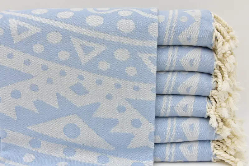 Turkish beach towel, Beach Size Towel, Organic towel, Gift For Boyfriend, Custom Towel Beach, 70x40 Cotton Round Pattern Towel, Bridal Shower Favors - 2