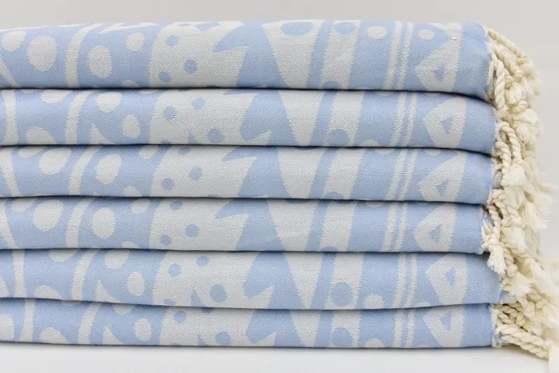 Turkish beach towel, Beach Size Towel, Organic towel, Gift For Boyfriend, Custom Towel Beach, 70x40 Cotton Round Pattern Towel, Bridal Shower Favors - 4