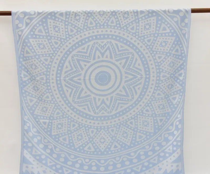 Turkish beach towel, Beach Size Towel, Organic towel, Gift For Boyfriend, Custom Towel Beach, 70x40 Cotton Round Pattern Towel, Bridal Shower Favors - 1