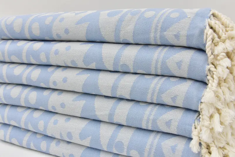 Turkish beach towel, Beach Size Towel, Organic towel, Gift For Boyfriend, Custom Towel Beach, 70x40 Cotton Round Pattern Towel, Bridal Shower Favors - 5