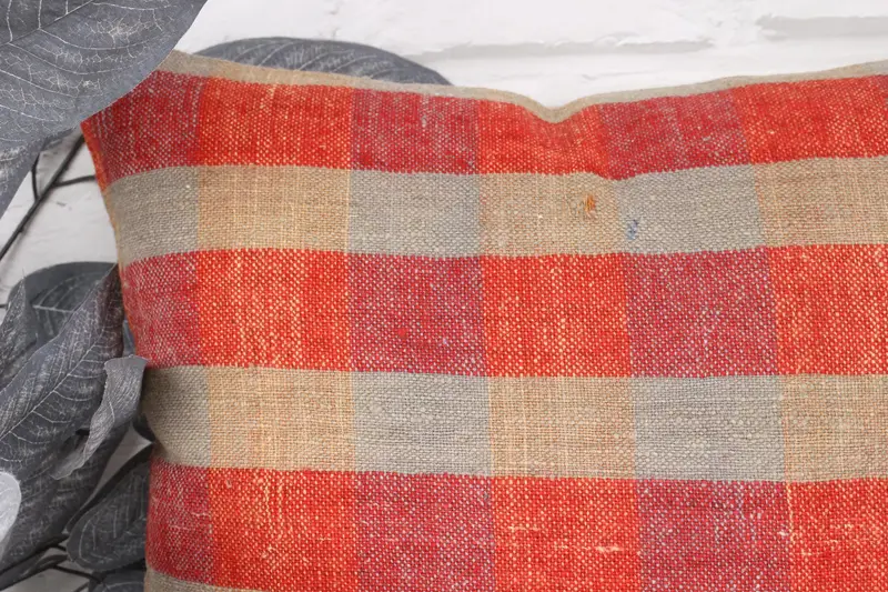 18x18 Red Pillow Sham, Pillow for Sofa, Vintage Kilim Throw Pillow, Boho Pillow Sham Cover, Pillow Case, Office Chair Pillow Case - 2