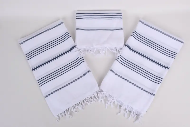 Guest Towel, Turkish Beach Towel Bulk, Maid Of Honor Gift, Bachelorette Party Favors, Gift For Him, Wedding Gifts Towel, 70x40 Cotton Striped Towel - 6