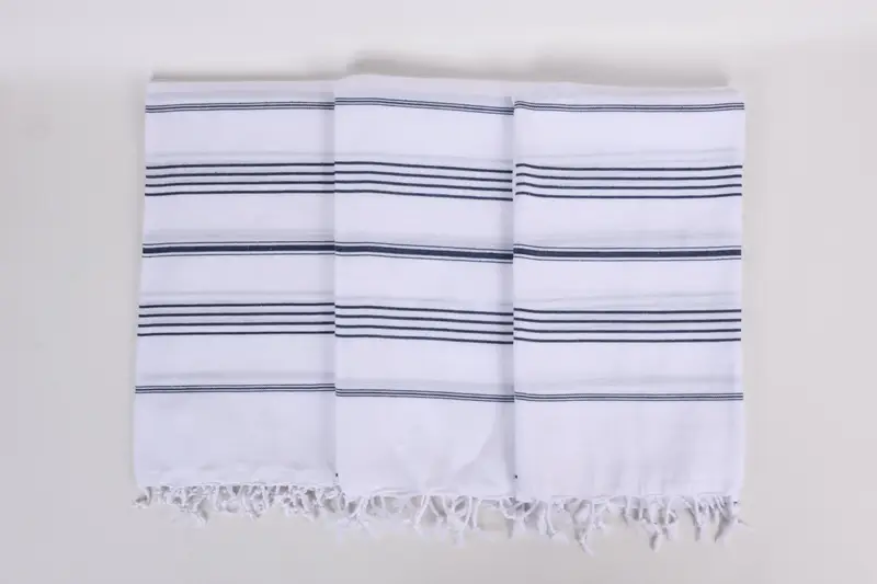 Guest Towel, Turkish Beach Towel Bulk, Maid Of Honor Gift, Bachelorette Party Favors, Gift For Him, Wedding Gifts Towel, 70x40 Cotton Striped Towel - 7