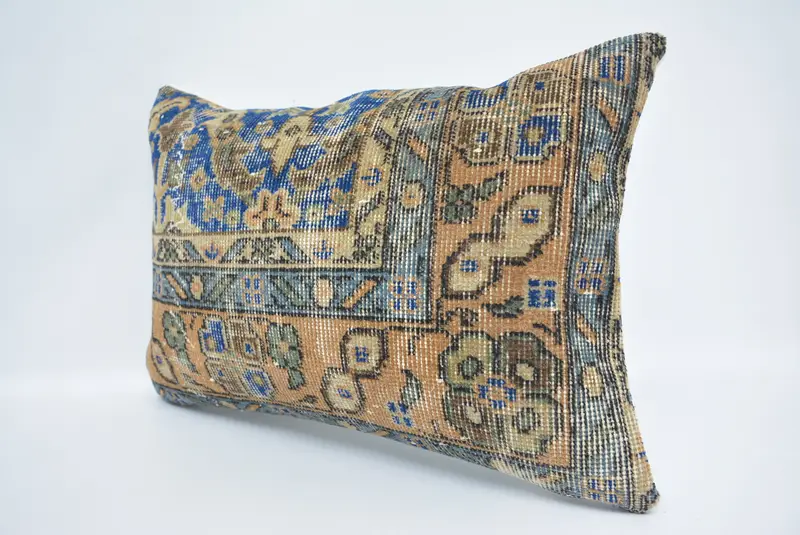 16x24 Orange Pillow Case, Ethnical Kilim Rug Pillow, Kilim Cushion Sham, Kilim Pillow, Neutral Throw Pillow, Cushion Cover - 4