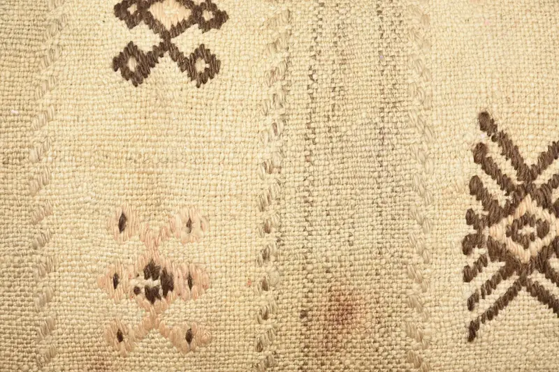 Interior Designer Pillow, 12x20 Beige Cushion, Pillow Sham, Kilim Pillow Cover, Throw Kilim Pillow, Traditional Cushion Cover, Sofa Cushion - 3