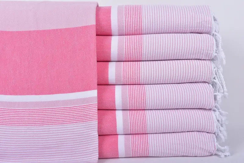 Handmade Gift, Monogram Turkish Towel, Monogram Beach Towel, Gift For The Home Decor, 68x40 Cotton Striped Towel, Summer Gift Ideas, Employee Gifts - 1