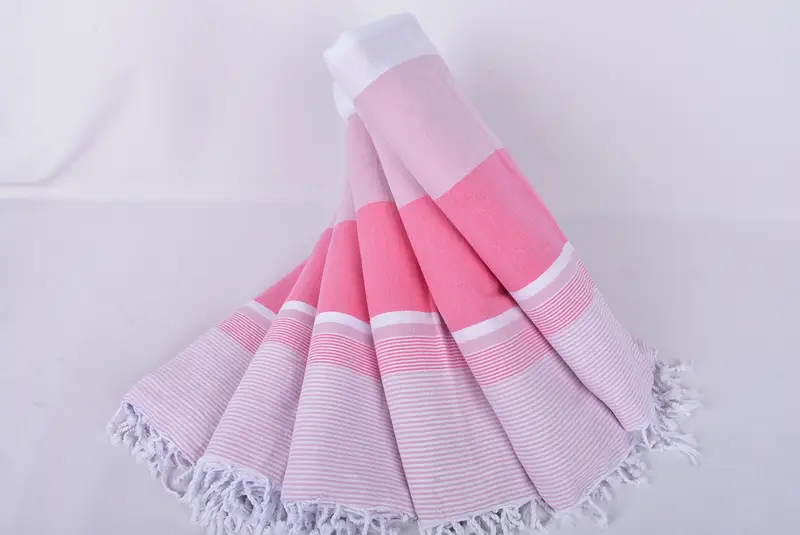Handmade Gift, Monogram Turkish Towel, Monogram Beach Towel, Gift For The Home Decor, 68x40 Cotton Striped Towel, Summer Gift Ideas, Employee Gifts - 5