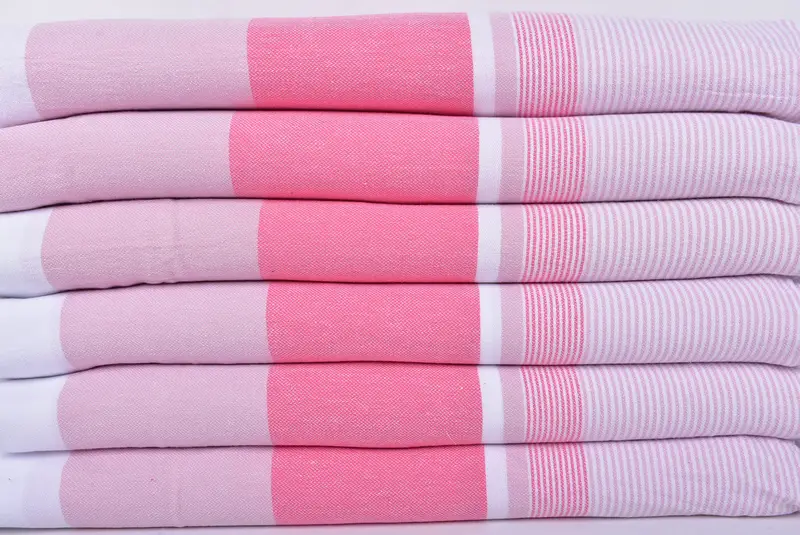 Handmade Gift, Monogram Turkish Towel, Monogram Beach Towel, Gift For The Home Decor, 68x40 Cotton Striped Towel, Summer Gift Ideas, Employee Gifts - 3