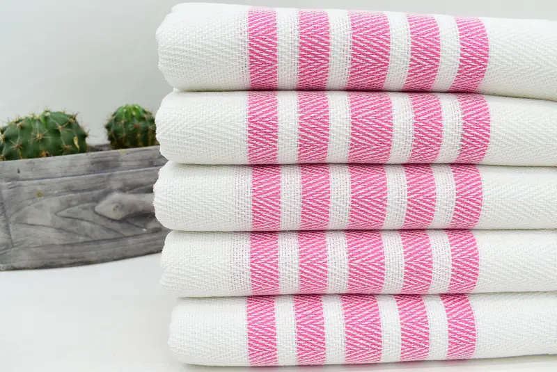 Custom Wedding Gifts, Monogram Kitchen Towel, Summer Gift, Personalized Gift, Wedding Gift, 36x24 Cotton Herringbone Towel, Bachelor Party Gifts - 3