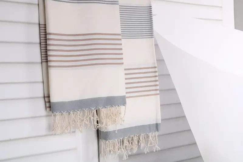 70x40 Cotton Striped Towel, Beach Towel Gift, Wedding Gift Ideas, Bachelorette Party Gifts, Turkish Bath Towel Set, Turkish Towel Bulk, Gift For Him - 8