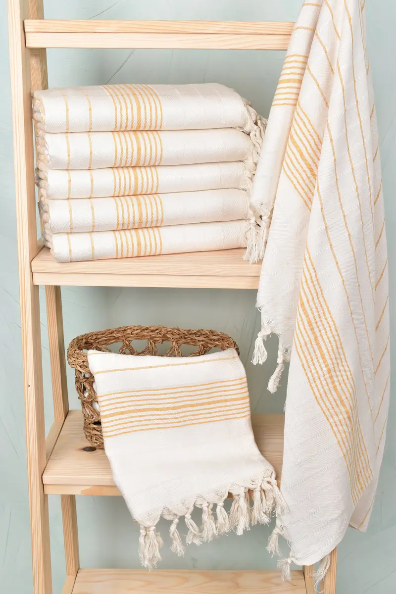 Beach Towel Bulk, 70x40 Cotton Striped Towel, Bachelorette Party Gifts, Personalized Beach Towel, Turkish towel, Beach Theme Wedding Gift, Spa Gift - 3