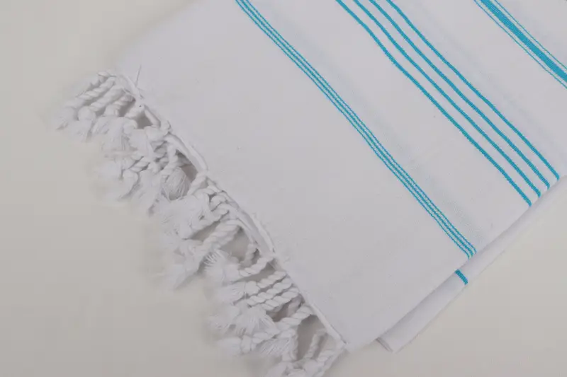 Beach Wedding Favor, Bachelorette Party Gifts Bridesmaids, Bathroom Towel, Organic Turkish towel, 70x40 Cotton Striped Towel, Turkish bath towel - 7