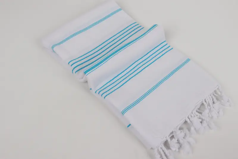 Beach Wedding Favor, Bachelorette Party Gifts Bridesmaids, Bathroom Towel, Organic Turkish towel, 70x40 Cotton Striped Towel, Turkish bath towel - 6