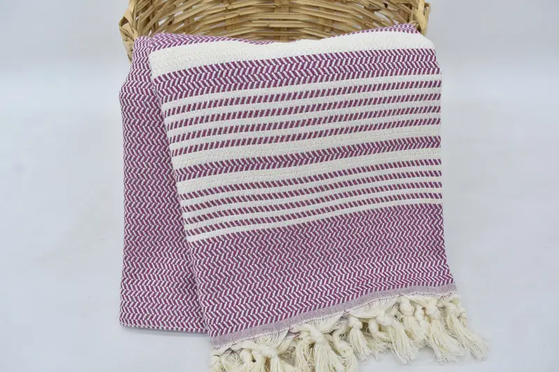 Personalized Beach Towel, Sand-resistant towel, 70x40 Cotton Striped Towel, Scarf Towel, Spa Towel, House Warming Gift, Personalized Bridesmaid Gift - 8