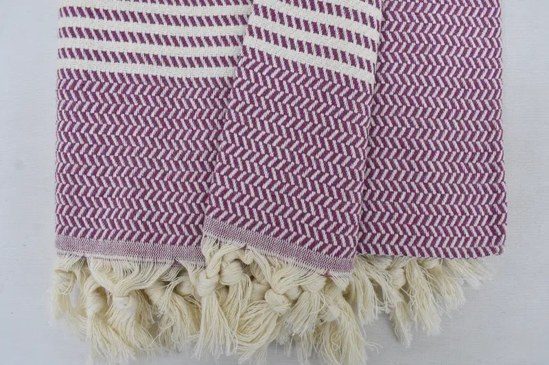 Personalized Beach Towel, Sand-resistant towel, 70x40 Cotton Striped Towel, Scarf Towel, Spa Towel, House Warming Gift, Personalized Bridesmaid Gift - 6