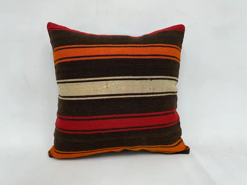 Luxury Pillow, Pet Pillow, Cushion, Boho Pillow Sham Cover, 20x20 Brown Pillow, Interior Designer Pillow, Pillow for Couch - 1