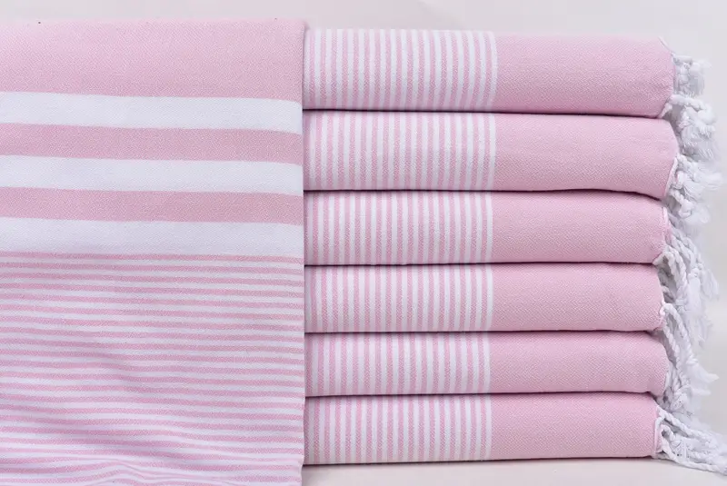 Travel towel, 70x40 Cotton Striped Towel, Beach Bachelorette Party Decorations, Personalized Wedding Gift, Employee Gifts, Bachelorette Gifts - 1