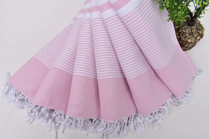 Travel towel, 70x40 Cotton Striped Towel, Beach Bachelorette Party Decorations, Personalized Wedding Gift, Employee Gifts, Bachelorette Gifts - 4