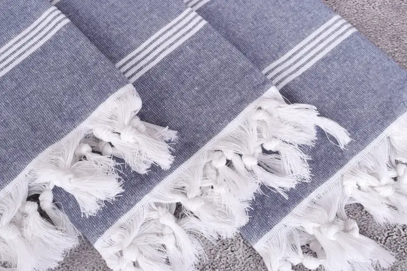 70x30 Cotton Striped Towel, Turkish Towel Bulk, Personalized Gift, Personalized Turkish Towel, House Warming Gift, Monogrammed Beach Towel - 5
