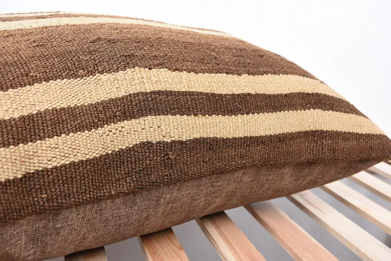 20x28 Brown Cushion Case, Couch Pillow Cover, Antique Pillows, Kilim Pillow Cover, Gift Pillow, Cushion, Designer Throw Cushion - 7