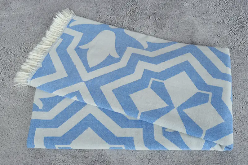 Unique Gift, Monogram Turkish Towel, Organic Turkish towel, Gifts For Him, 68x36 Cotton Tulip Patterned Towel, Florida Bachelorette Party Favors - 7