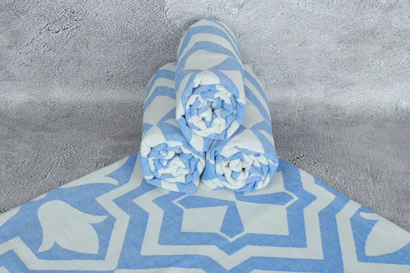 Unique Gift, Monogram Turkish Towel, Organic Turkish towel, Gifts For Him, 68x36 Cotton Tulip Patterned Towel, Florida Bachelorette Party Favors - 8