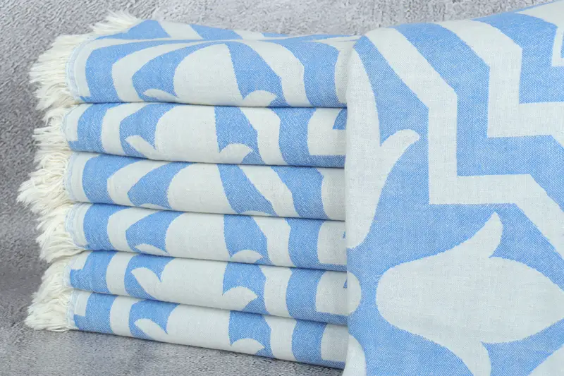 Unique Gift, Monogram Turkish Towel, Organic Turkish towel, Gifts For Him, 68x36 Cotton Tulip Patterned Towel, Florida Bachelorette Party Favors - 2