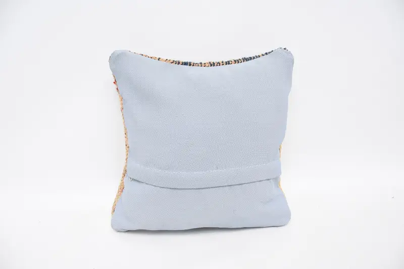 Cushion, 12x12 Beige Pillow, Throw Kilim Pillow, Bright Cushion Cover, Boho Pillow, Boho Chic Pillow Case, Kilim Cushion Sham - 6