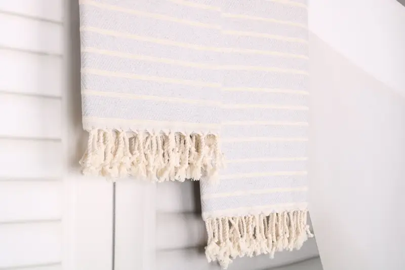 70x40 Bamboo Striped Towel, Quick-dry towel, Florida Bachelorette Party Favors, Housewarming Gift, Wedding Day Gift For Bride, Cotton towel - 8