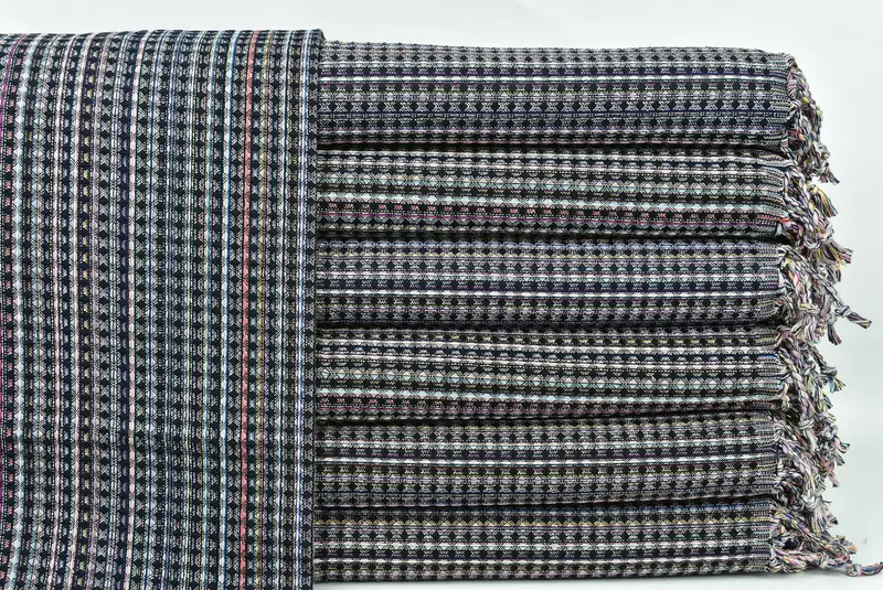 Kişiselleştirilmiş yemek havlu, monogramlı el havlu, evlilik yıldönümü hediyesi, düğün iyilikleri, büyükanne hediyesi, el yapımı hediye, 38x18 pamuk geometrik havlu - 1