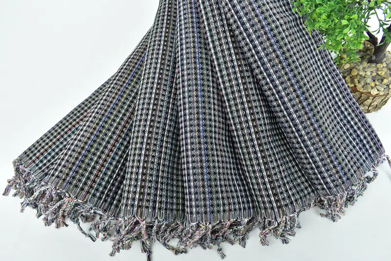 Kişiselleştirilmiş yemek havlu, monogramlı el havlu, evlilik yıldönümü hediyesi, düğün iyilikleri, büyükanne hediyesi, el yapımı hediye, 38x18 pamuk geometrik havlu - 4