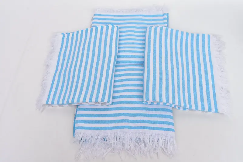 Peshtemal Towel, Wedding Gifts Towel, Family Gift Basket, Monogram Turkish Towel, Peshtemal Towel USA, 70x40 Cotton Striped Towel, Embroidery Towels - 7