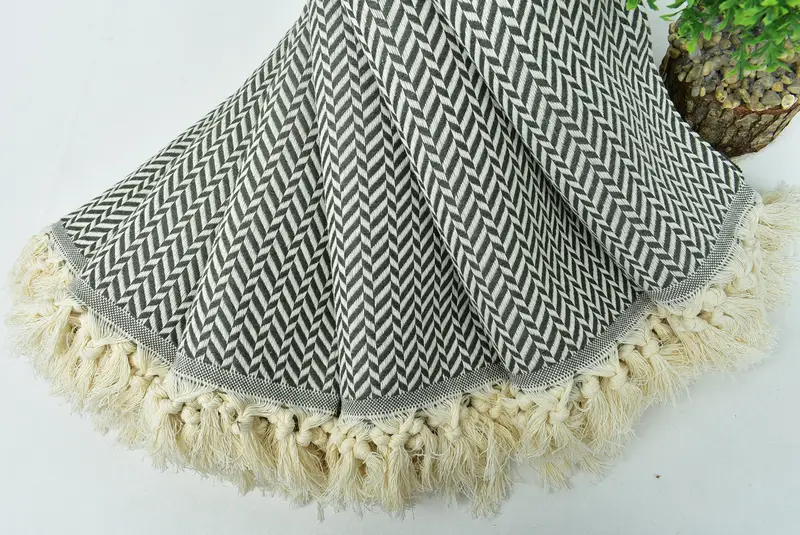 Embroidery Towels, Spa Gift Towel, Sand-free towel, Wedding Gifts Towel, Custom Bath Towel, Organic Turkish towel, 70x40 Cotton Chevron Towel - 4