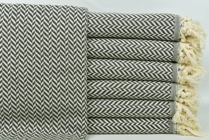 Embroidery Towels, Spa Gift Towel, Sand-free towel, Wedding Gifts Towel, Custom Bath Towel, Organic Turkish towel, 70x40 Cotton Chevron Towel - 1