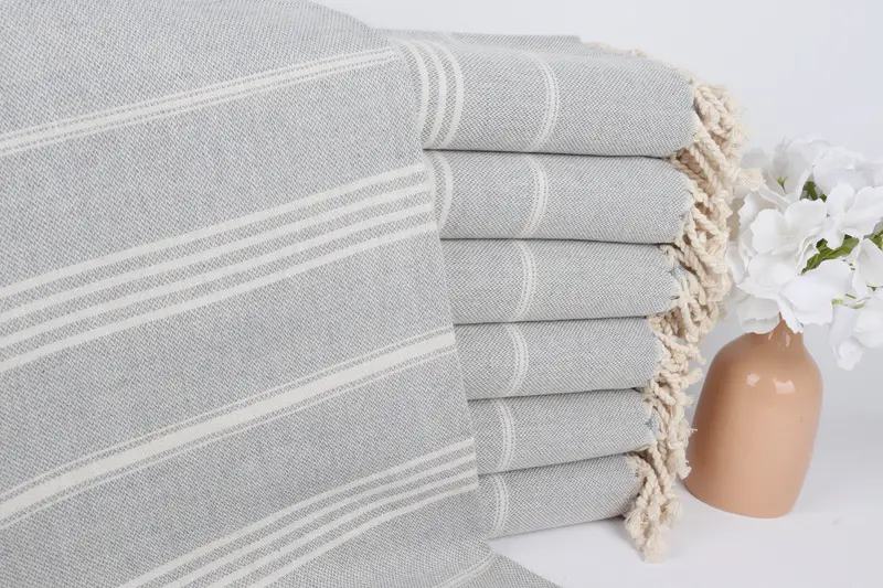 Travel Towel, Bachelorette Gifts, 68x40 Cotton Striped Towel, Personalized Beach Towel, Beach Towel Monogram, Absorbent towel, Valentines Day Gift - 1
