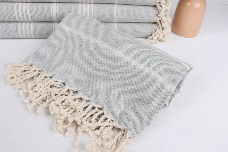 Travel Towel, Bachelorette Gifts, 68x40 Cotton Striped Towel, Personalized Beach Towel, Beach Towel Monogram, Absorbent towel, Valentines Day Gift - 4