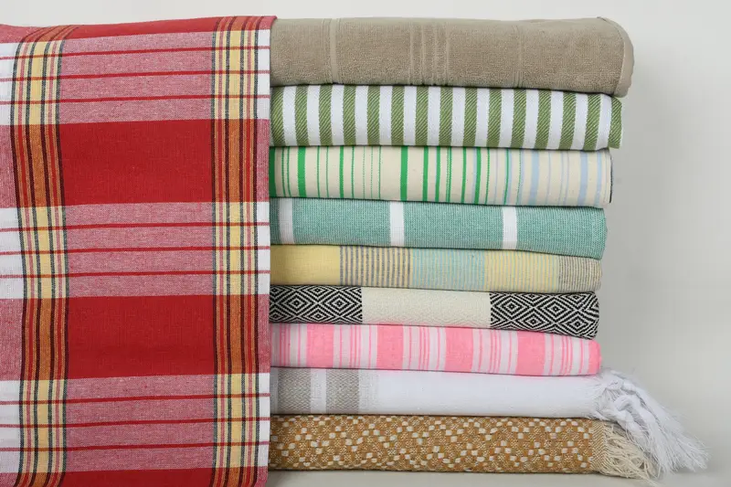 Turkish Towel Beach, Bridesmaid Gift, Bulk Order Towel, Family Gift, Monogram Towels, Pool Towels, 70x40 Cotton Set of 10 Towel, Large Turkish Towel - 1