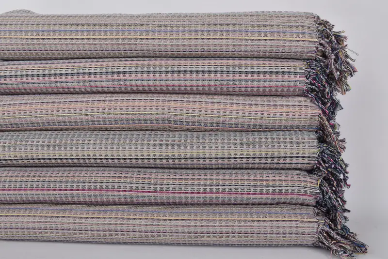 Gift For Her, Quick-dry peshtemal, Quick-dry travel peshtemal towel, Bachelor Party Gifts, 70x40 Cotton Geometric Towel, Peshtemal Towel, Gym Towel - 3