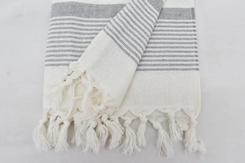 Merry Christmas Gifts, Custom Hand Towel, Small Bath Towels, Personalized Hand Towel, 36x18 Cotton Striped Terry Towel, Gym Towel, Bridesmaid Towel - 5
