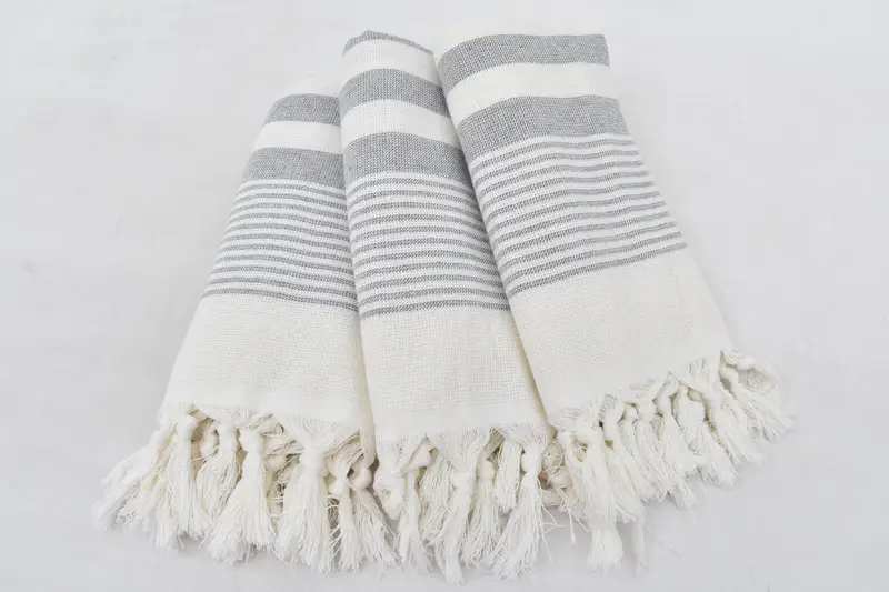 Merry Christmas Gifts, Custom Hand Towel, Small Bath Towels, Personalized Hand Towel, 36x18 Cotton Striped Terry Towel, Gym Towel, Bridesmaid Towel - 3