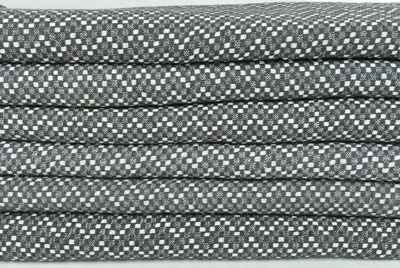 Bridesmaid Favors, Woven Throw Blanket, Decorative Bedspread, Turkish Blanket Queen, 76x68 Cotton Herringbone Towel, Tablecloth, Housewarming Gift - 2