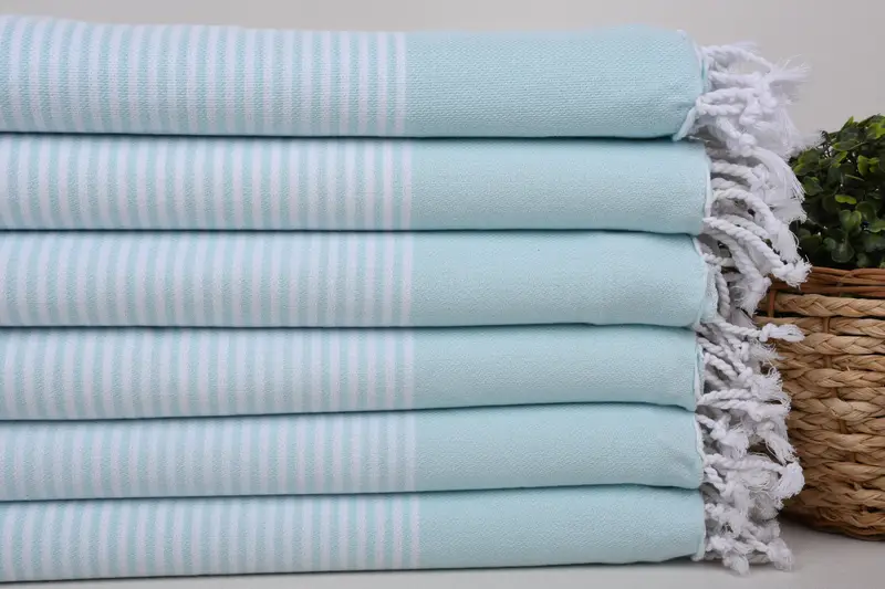 70x40 Cotton Striped Towel, Beach Towel Gift, Monogrammed Beach Towel, Unique Wedding Gift, Valentines Day Gift, Bachelor Bachelorette Party Favors - 2