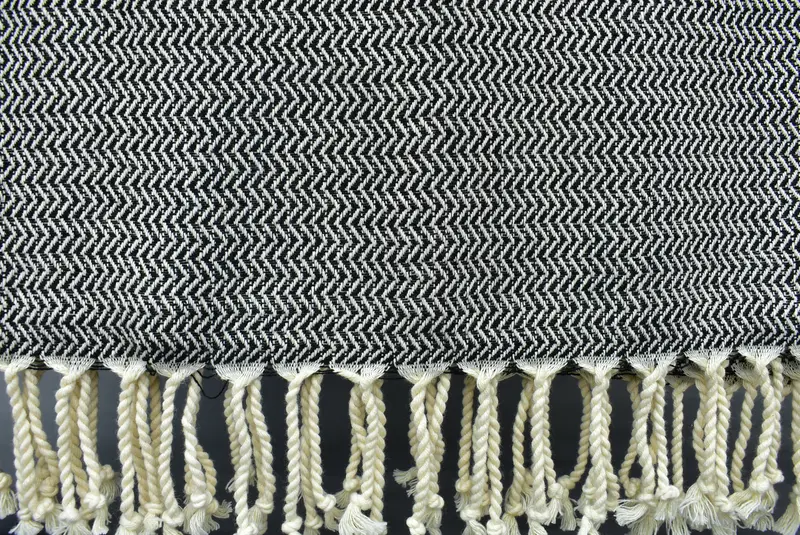 House Warming Gift, Bachelorette Party Decorations, Luxury towel, Custom Towel, 70x36 Cotton Herringbone Towel, Soft and absorbent Turkish towel - 4