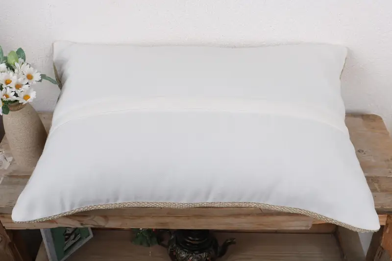 Turkish Pillow, Boho Pillow Sham Cover, 16x24 Beige Pillow, Pillow for Couch, Nomadic Pillow Sham, Pillow Cover, Handwoven Pillow Cover Pillow Sham - 7