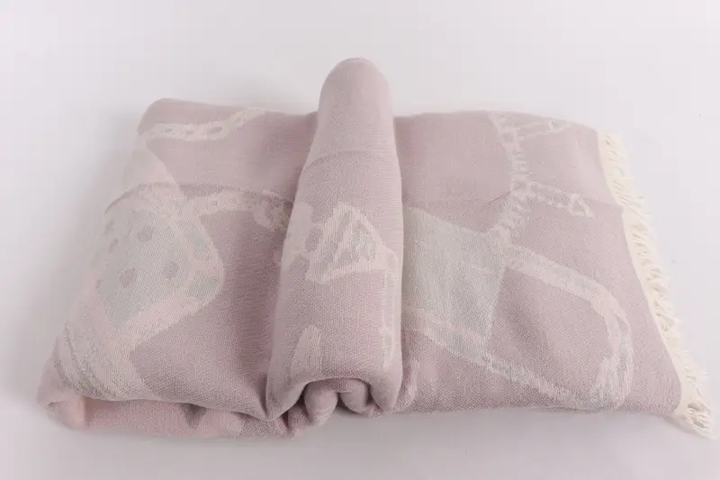 Boho Throw Blankets, 88x64 Cotton Make-Up Patterned Towel, Turkish Throw Blanket, Housewarming Gift, Organic Throw, Throw Blanket, Gift For The Home - 6