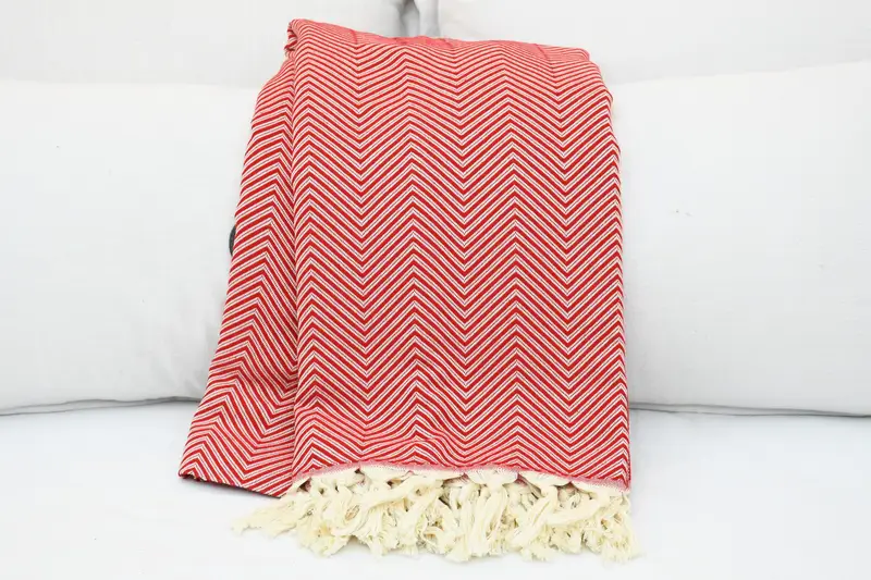 Tablecloth, Turkish Towel Blanket, Bridesmaid Gifts, Best Wedding Gift, Personalized Gifts, Personalized Gift For Him, 92x80 Cotton Striped Towel - 4