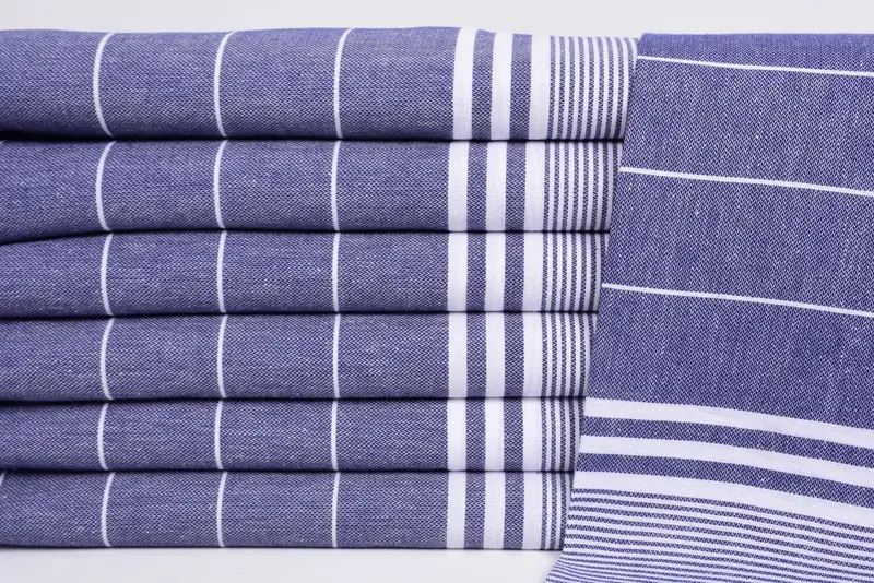 Wedding Favors, Summer Gift, 40x24 Cotton Striped Towel, Kitchen Towel, Gift For Wedding Day, Turkish Tea Towel, Gift For Her, Bathroom Towel - 2