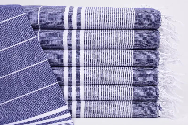 Wedding Favors, Summer Gift, 40x24 Cotton Striped Towel, Kitchen Towel, Gift For Wedding Day, Turkish Tea Towel, Gift For Her, Bathroom Towel - 1