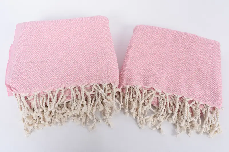 Bridal Party Gifts, 70x40 Cotton Herringbone Towel, Personalized Gifts, Embroidered Beach Towel, Guest Towel, Custom Wedding Gift, Luxury towel - 7